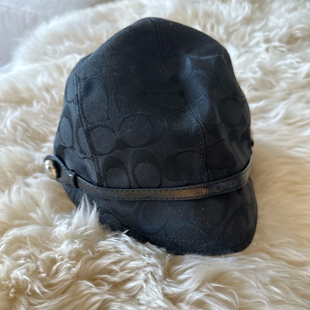 COACH Newsboy Logo Hat